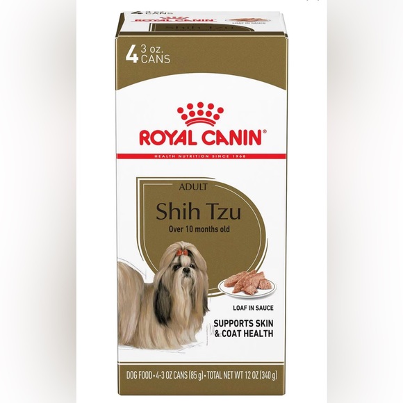 Royal Canin Adult Shih Tzu 4 pack loaf in sauce dog food. 4x4=16 3 oz cans - Picture 1 of 6
